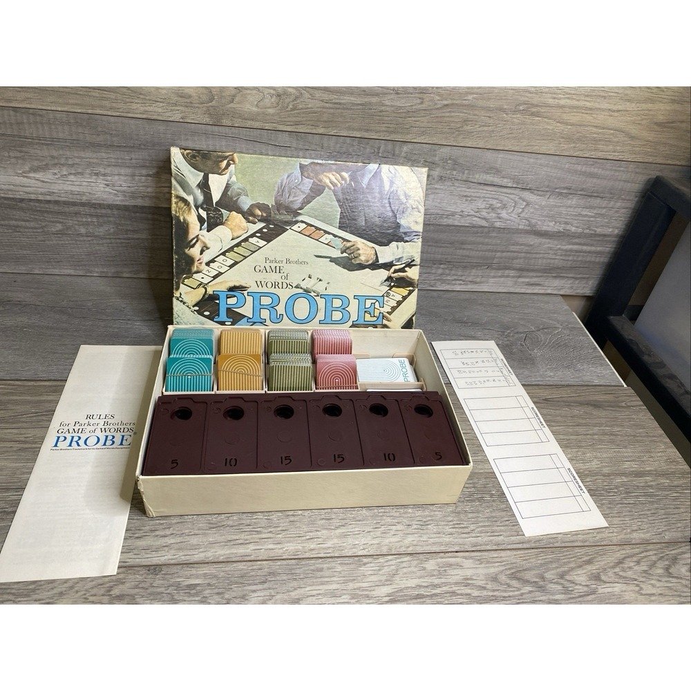 Parker‎ Brothers 1964 Probe Vintage Board Game Complete